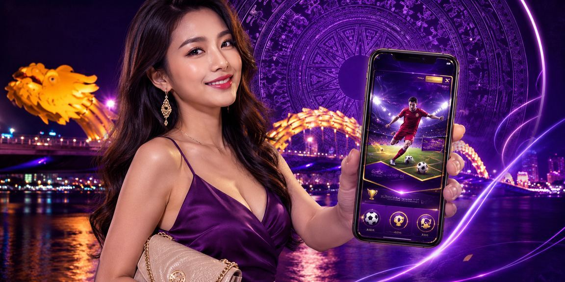 Màn hình cá cược thể thao neon sôi động tại Đà Nẵng trên ứng dụng d07